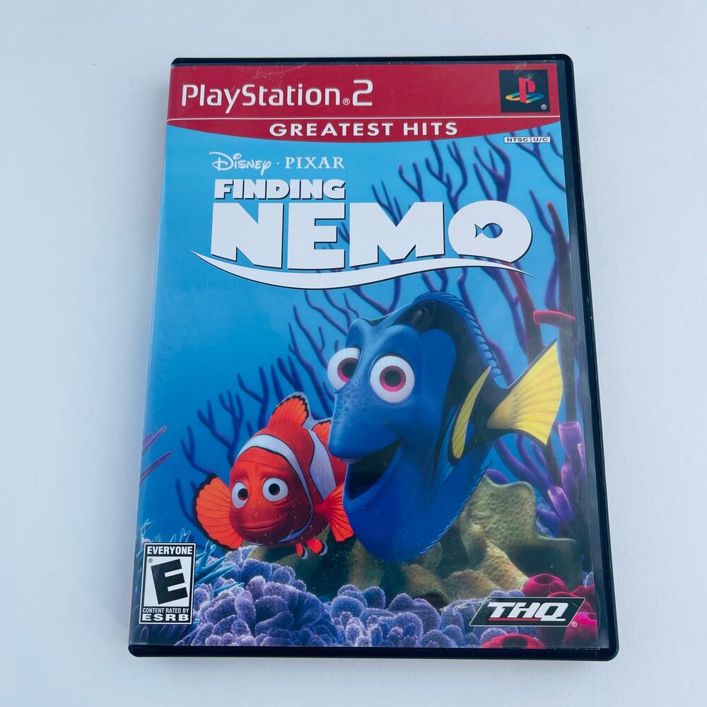 Disney Pixar Finding Nemo Sony PlayStation 2 PS2 2003 Everyone CIB
